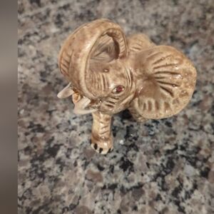 Ceramic Elephant Figurine